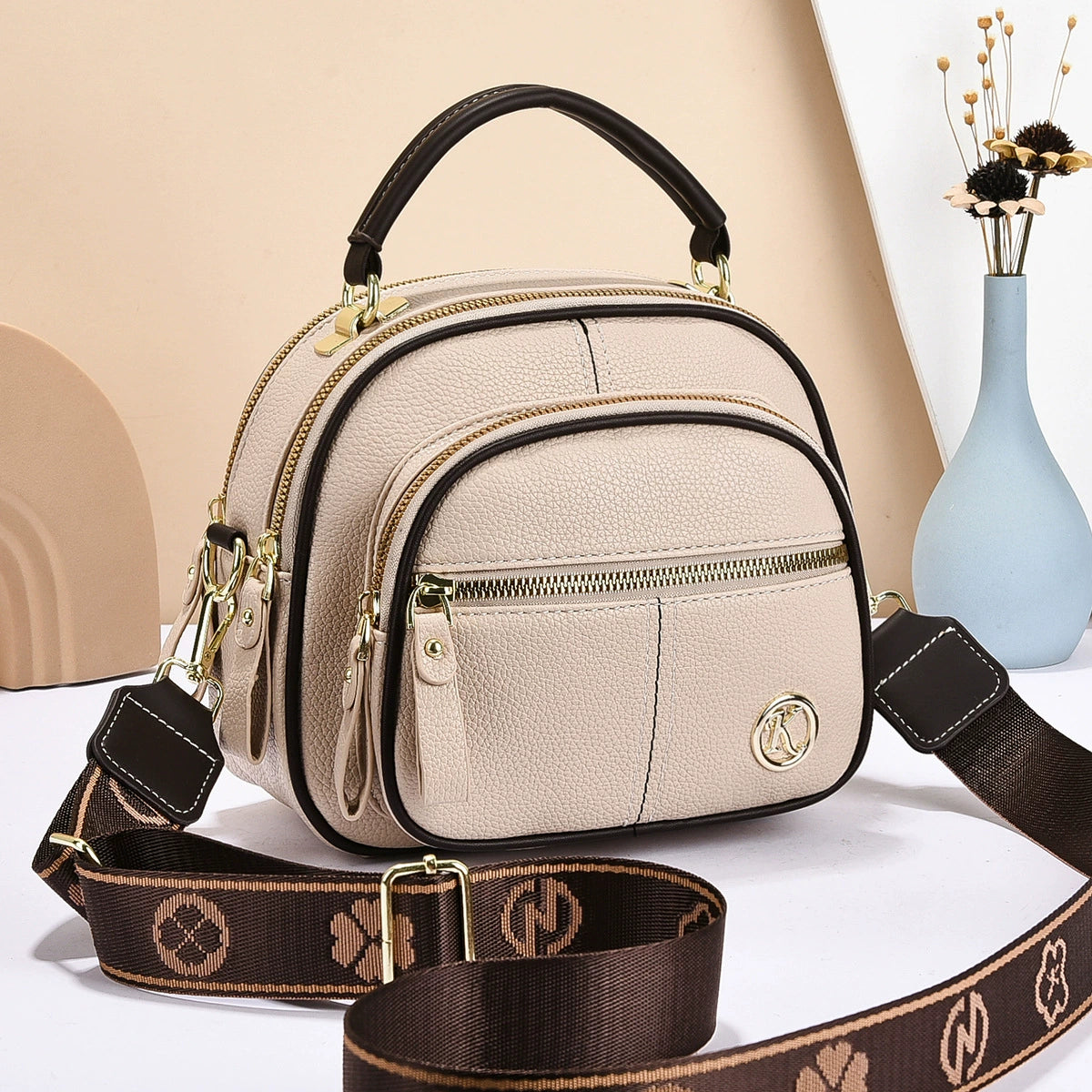 💟【Промоция с намаление на цената】👜2025 Нова малка квадратна преносима чанта/чанта през рамо с голям капацитет