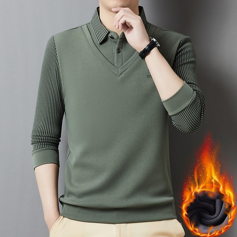 【30%OFF】🔥🔥(M-4XL) Мъжки термо топ от кашмирен клас всичко в едно
