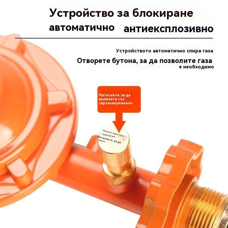 🏡Взривобезопасен газов манометър с редуктор💥
