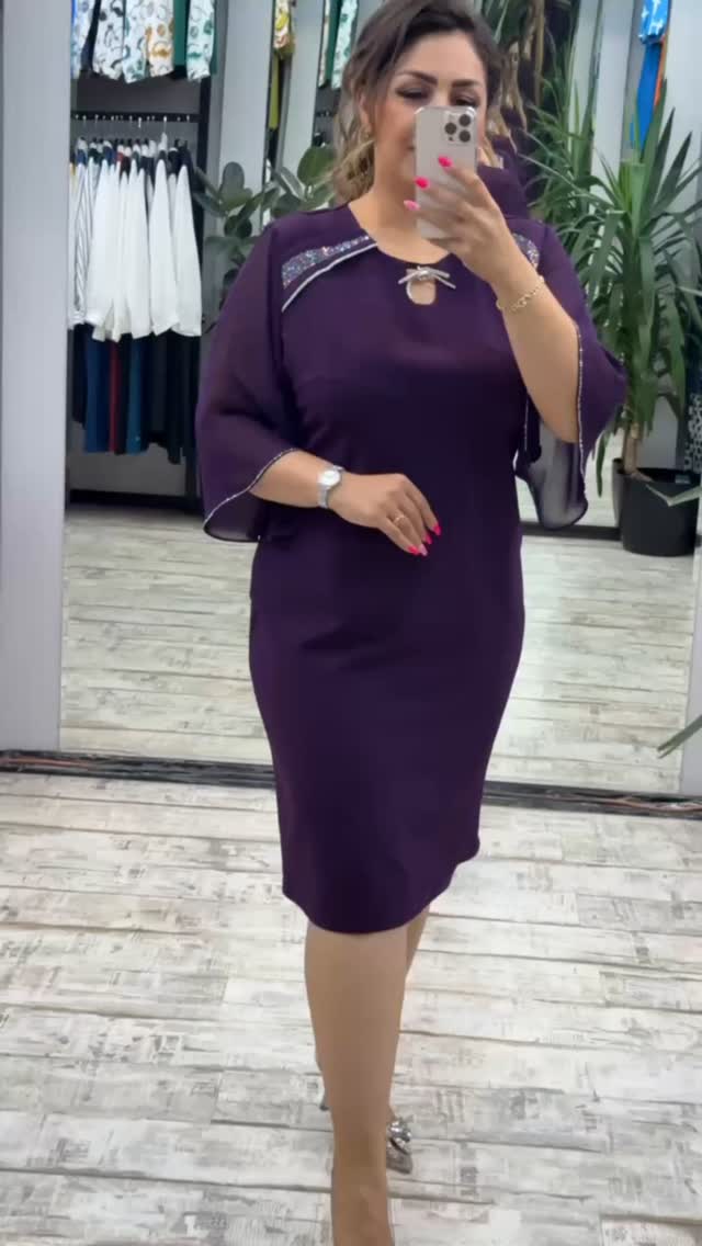 🔥【Оферта за ограничено време】💋【S-5XL】👗 Нова модна рокля, класически дизайн, елегантна и семпла