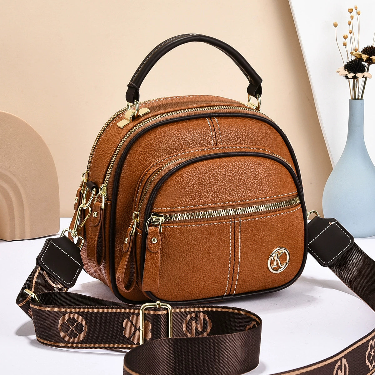 💟【Промоция с намаление на цената】👜2025 Нова малка квадратна преносима чанта/чанта през рамо с голям капацитет