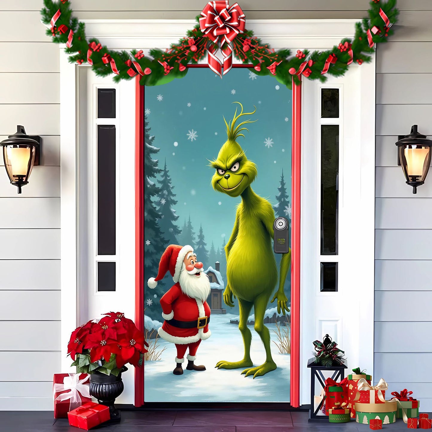 🎄Ранна коледна разпродажба: 50% отстъпка 🎅Коледни украси за врати🎅