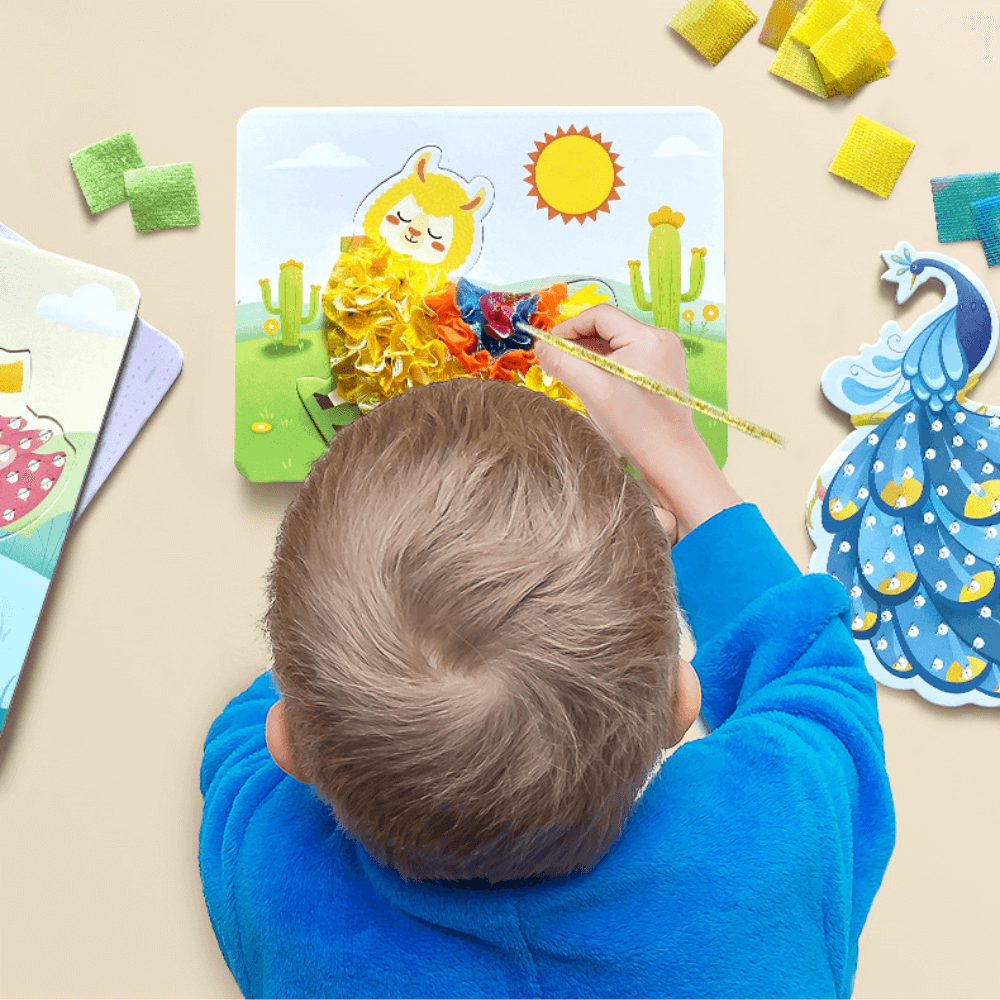 👼🧩🧸Фентъзи принцеса, ръчно рисувана книга със стикери за обличане\образователни играчки