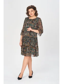【🥇Най-продавани】💥👗【S-5XL】Нова пролетна рокля с щампа 2025