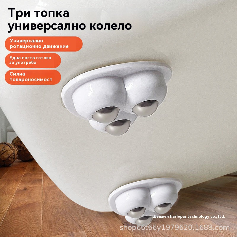 🔥Купете5, вземете 5 безплатно🔥🌟360° въртяща се ролка с товароносимост, универсална ролка за дома✅