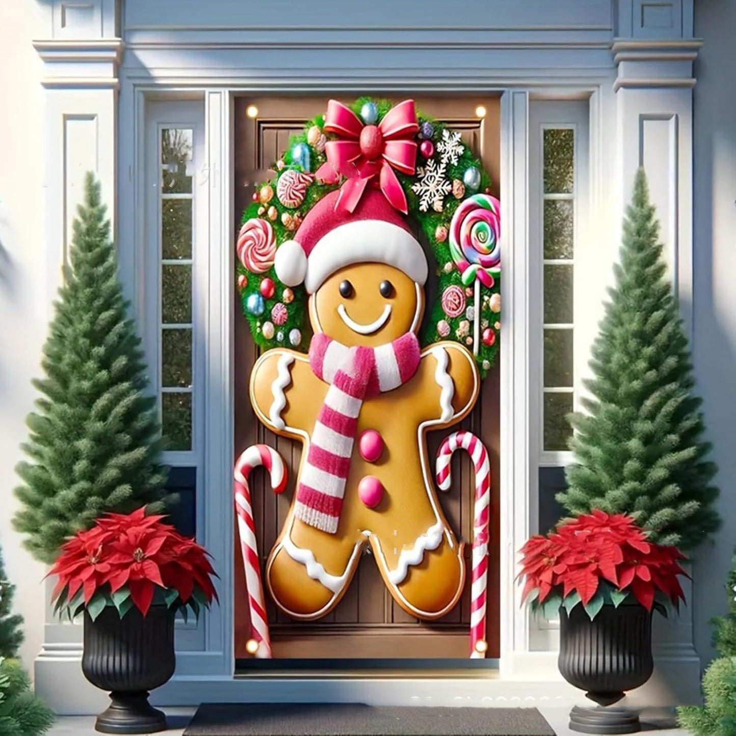 【Купете 1, вземете 1 безплатно】🎄Ранна коледна разпродажба: 50% отстъпка 🎅Коледни украси за врати🎅