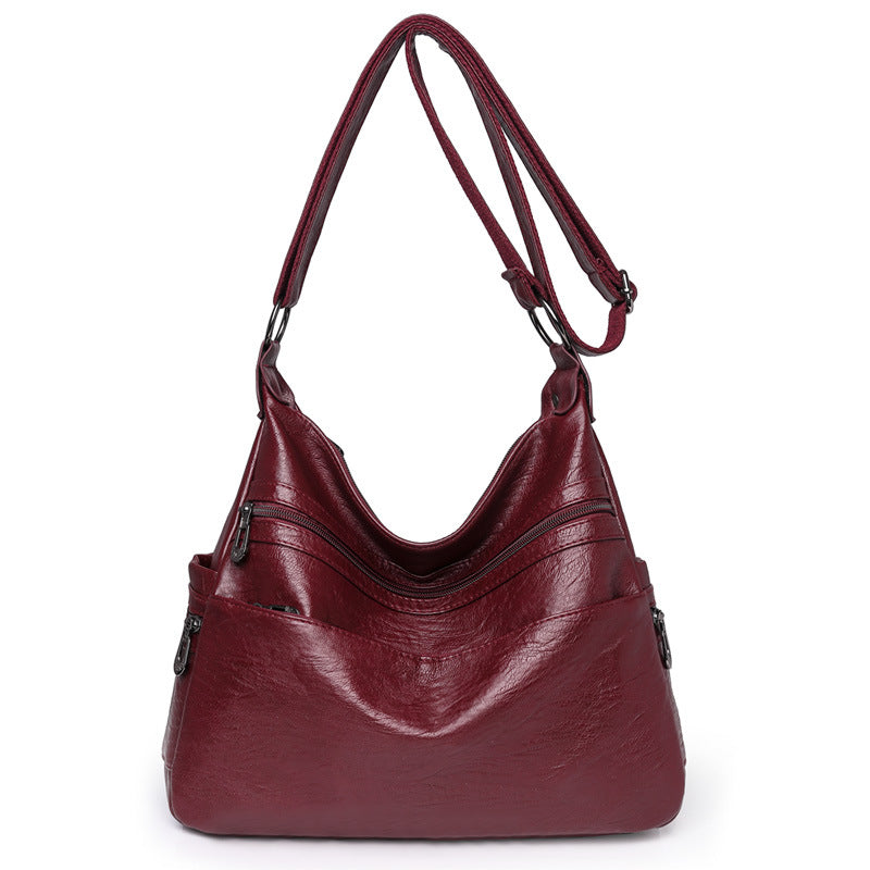 💟【45% ОТСТЪПКА】👜Нова модна мека кожена чанта за през рамо