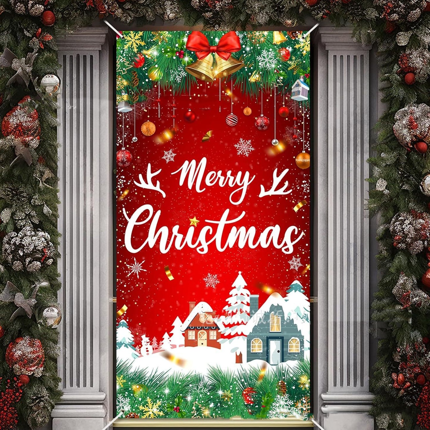 【Купете 1, вземете 1 безплатно】🎄Ранна коледна разпродажба: 50% отстъпка 🎅Коледни украси за врати🎅