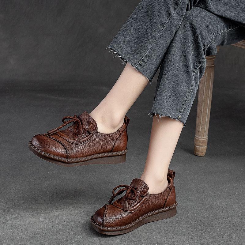 【35-40】Wysokiej jakości ręcznie robione buty z miękkiej skóry