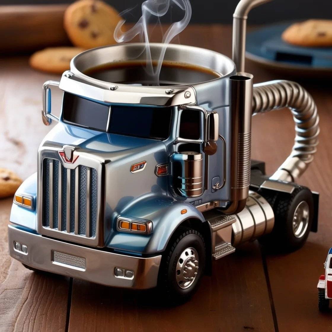 🚛Ръчно изработени чаши за кафе за камиони