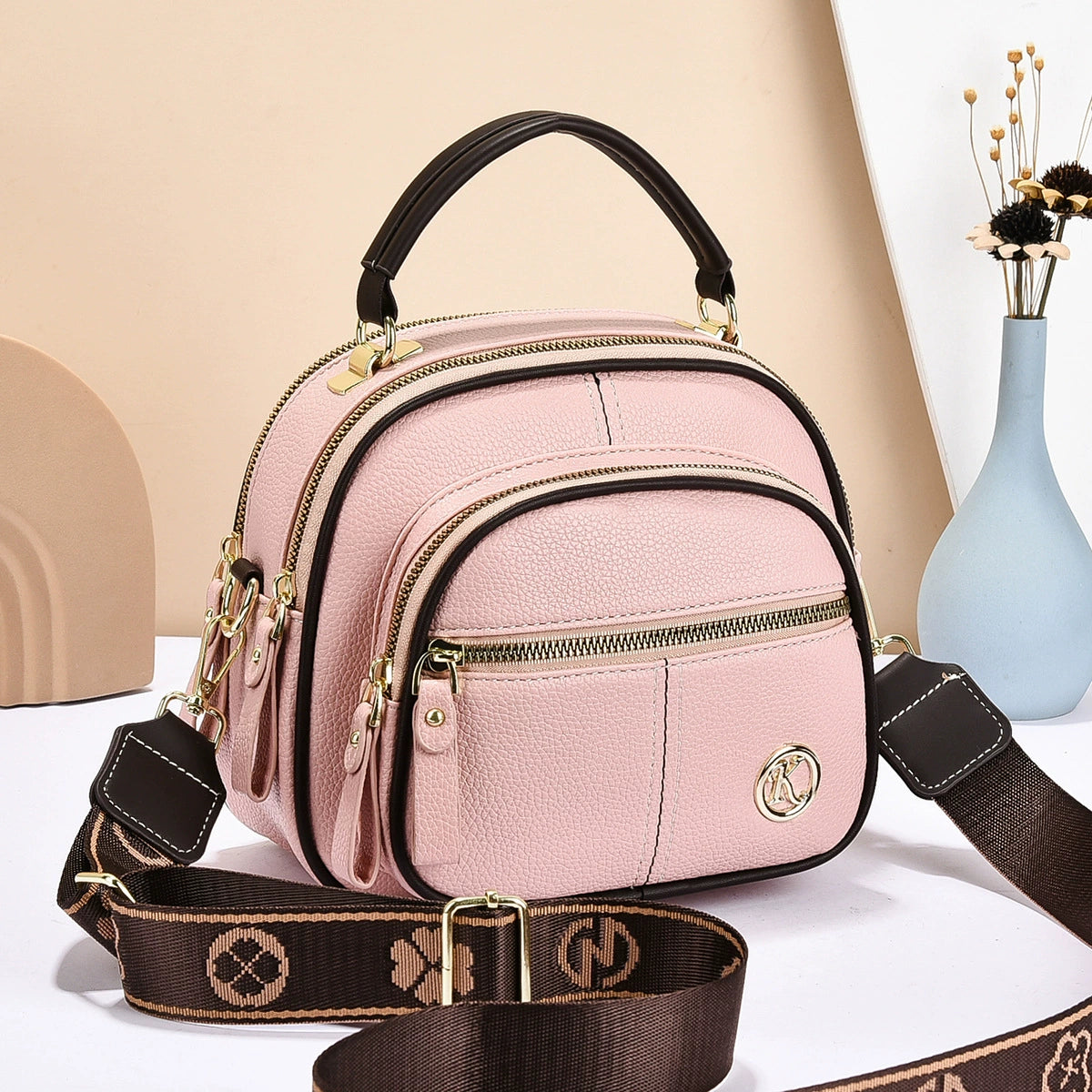 💟【Промоция с намаление на цената】👜2025 Нова малка квадратна преносима чанта/чанта през рамо с голям капацитет
