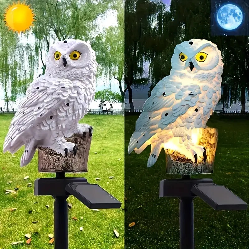 【Купете 1, вземете 1 безплатно】🦉 Декоративна слънчева лампа „Сова“ – Топла светлина за вашата градина