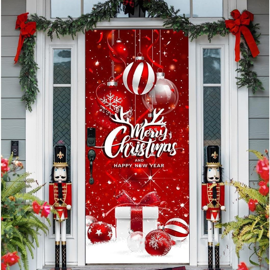 【Купете 1, вземете 1 безплатно】🎄Ранна коледна разпродажба: 50% отстъпка 🎅Коледни украси за врати🎅