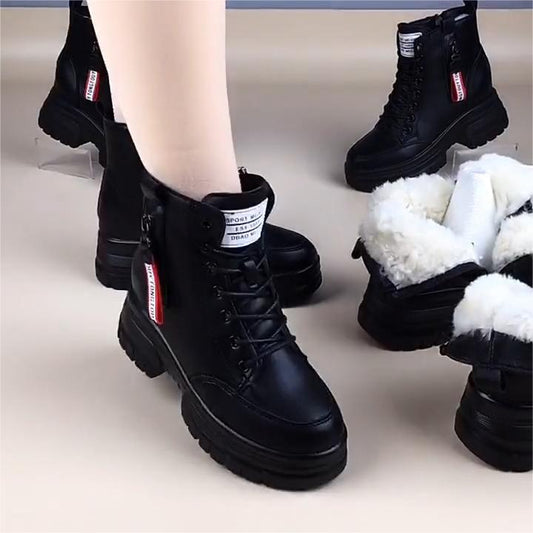 💥【35-40】👢2025 Нови зимни ботуши Кашмирена кожа Водоустойчив памук Удебеляване