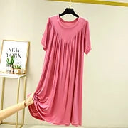 🔥💖【S-4XL】【40-180 кг】Безпроблемна, мека и удобна пижама с къс ръкав