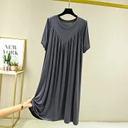 🔥💖【S-4XL】【40-180 кг】Безпроблемна, мека и удобна пижама с къс ръкав