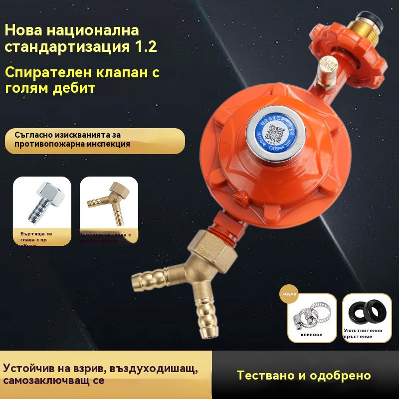 🏡Взривобезопасен газов манометър с редуктор💥