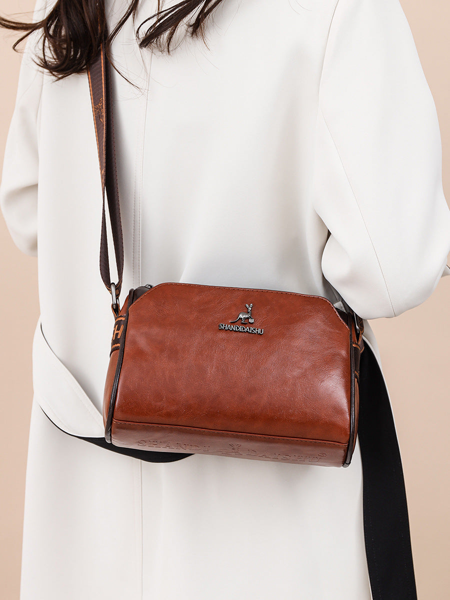 🔥👜【Гореща разпродажба】👜Дамска чанта от мека кожа с голям капацитет, чанта за през рамо