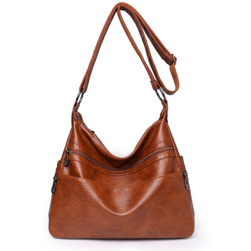 💟【45% ОТСТЪПКА】👜Нова модна мека кожена чанта за през рамо