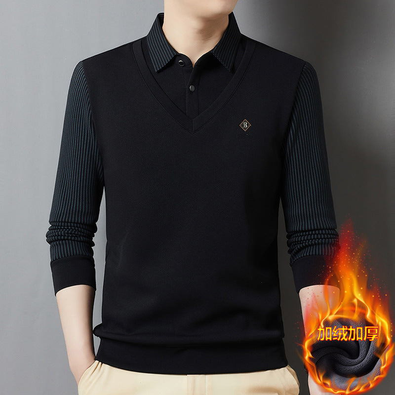 【30%OFF】🔥🔥(M-4XL) Мъжки термо топ от кашмирен клас всичко в едно