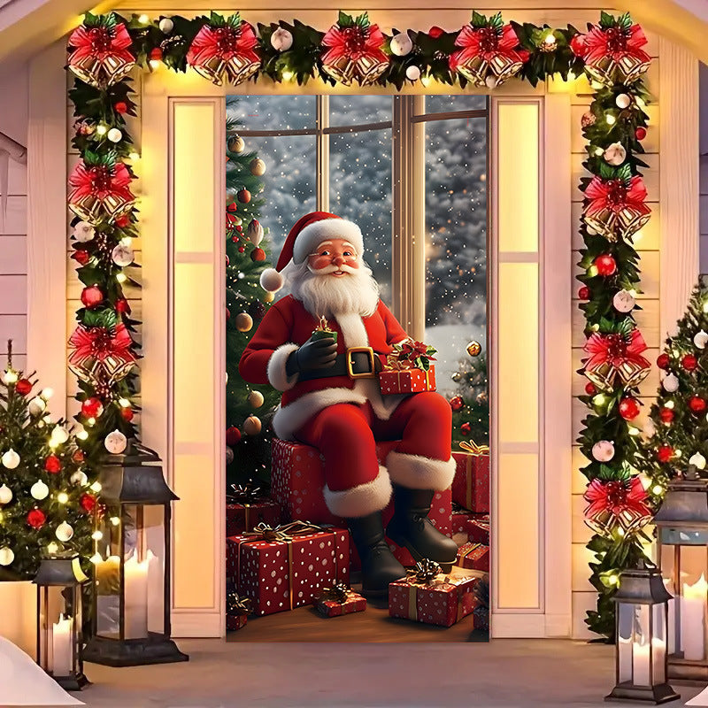 🎄Ранна коледна разпродажба: 50% отстъпка 🎅Коледни украси за врати🎅