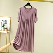 🔥💖【S-4XL】【40-180 кг】Безпроблемна, мека и удобна пижама с къс ръкав