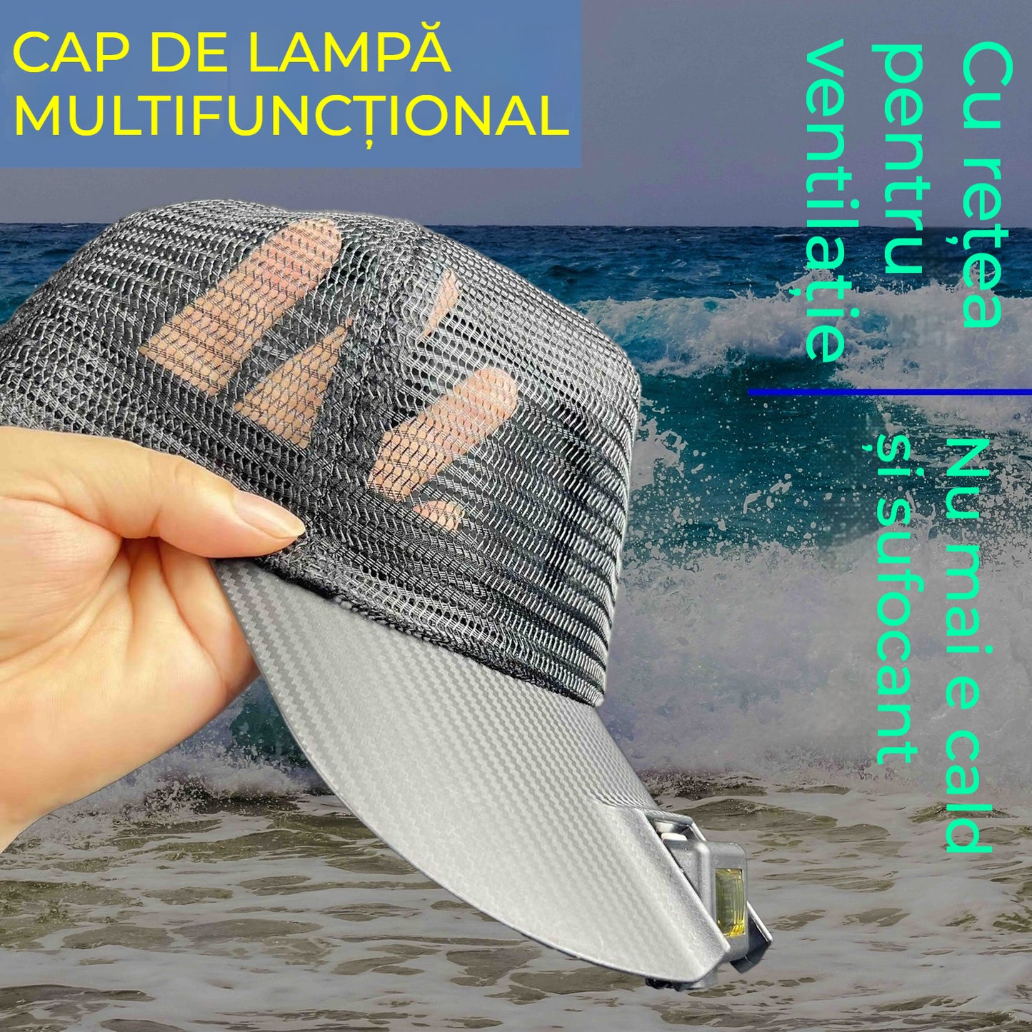 🧢🌙🔦🔥Вграден интелигентен LED капак за лампа, външна нощна светлина за риболов, лесна за зареждане и дълъг живот на батерията