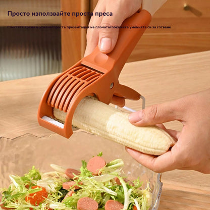 🍎【Купете 1, вземете 1 безплатно】Резачка за плодове и зеленчуци от неръждаема стомана