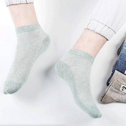 🧦 Купете 5 чифта, вземете 5 чифта безплатно⚡🧦2025 Нови мъжки дишащи антибактериални и дезодориращи чорапи 【10 чифта】