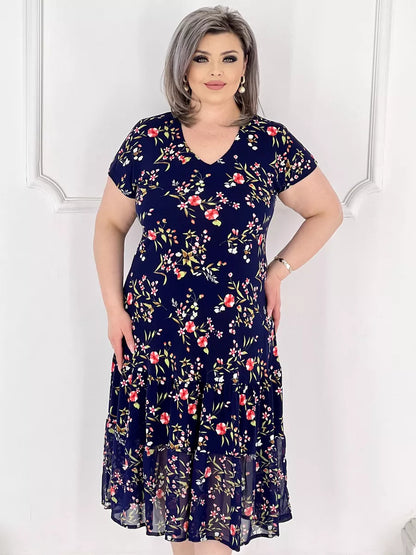 💥49% отстъпка💥【Купете 1, вземете 1 безплатно】💕【S-5XL】Висококачествена, удобна и модерна рокля