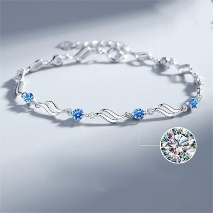 ✨✨【Купете 1, вземете 1 безплатно】💎Гривна "Сърцето на океана" от сребро 925