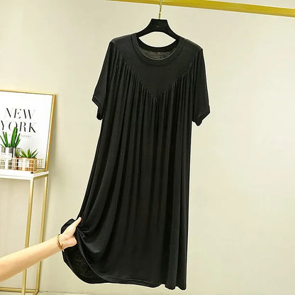 🔥💖【S-4XL】【40-180 кг】Безпроблемна, мека и удобна пижама с къс ръкав