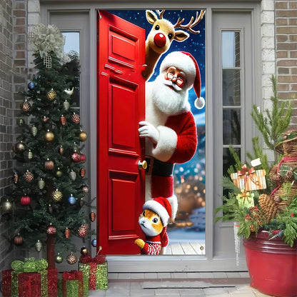 【Купете 1, вземете 1 безплатно】🎄Ранна коледна разпродажба: 50% отстъпка 🎅Коледни украси за врати🎅