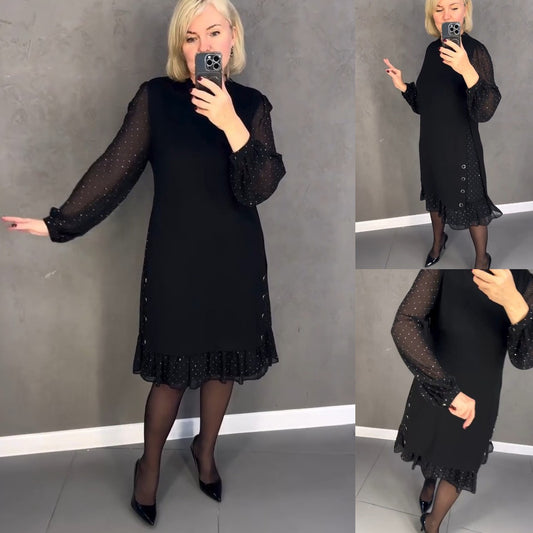 💖💖【S-5XL】🍁🍂Нова висококачествена модерна рокля.