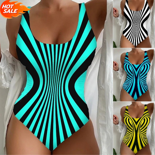🔥👙【S~8XL】Модерен бързосъхнещ бански от една част, незаменим за плажа и морето през лятото 2025