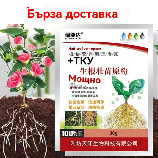 🔥🌱【15 пакетчета】🌱Прах за бързо вкореняване – стимулатор на корени за дървета, разсад и цветя