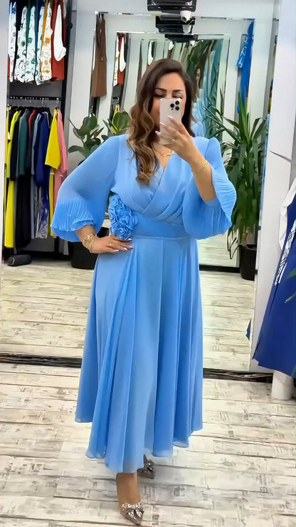 🌈👗【Гореща разпродажба】【S-5XL】Нова модна елегантна рокля, моден дизайн, елегантна и семпла