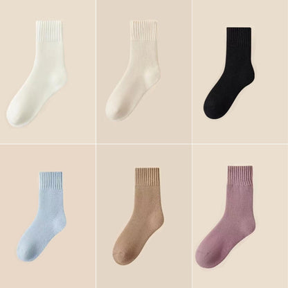 🔥【Купете 3, вземете 3 безплатно】🧦Дебели и топли вълнени чорапи за зимата, супер дебели и топли, еластични, размер 35-42
