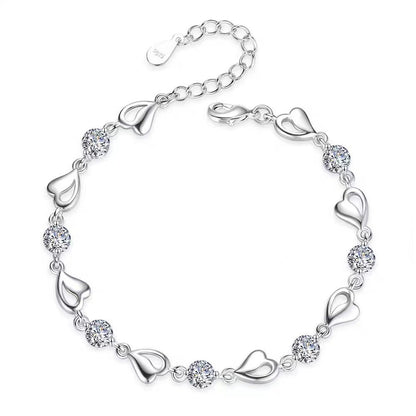 ✨✨【Купете 1, вземете 1 безплатно】💎Гривна "Сърцето на океана" от сребро 925