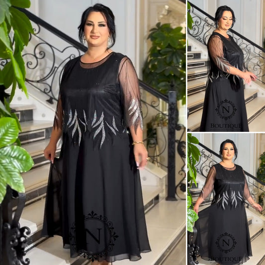 【Купете 1, вземете 1 безплатно】👗💥【S-5XL】Нова модна рокля, класически дизайн, елегантна и семпла