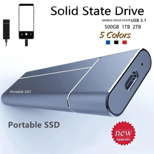 【30% OFF】Мобилен SSD твърд диск ---16T(64GB разширение)