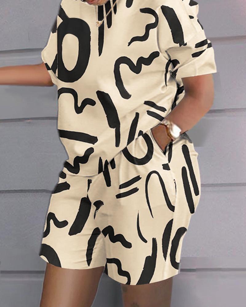 😍  Garnitur casual w stylu hip-hopowym (top + spodenki)