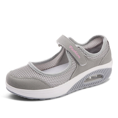 【30% OFF】Плътен цвят Mesh единична обувка