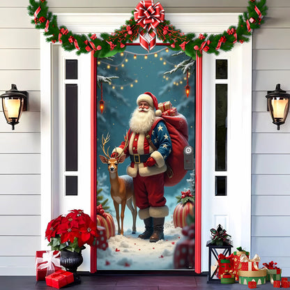 🎄Ранна коледна разпродажба: 50% отстъпка 🎅Коледни украси за врати🎅