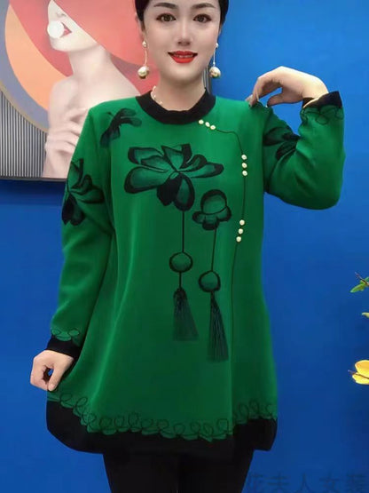 🍁🍂【M-5XL】2025 Nowe, modne, jesienno-zimowe bluzki z dzianiny