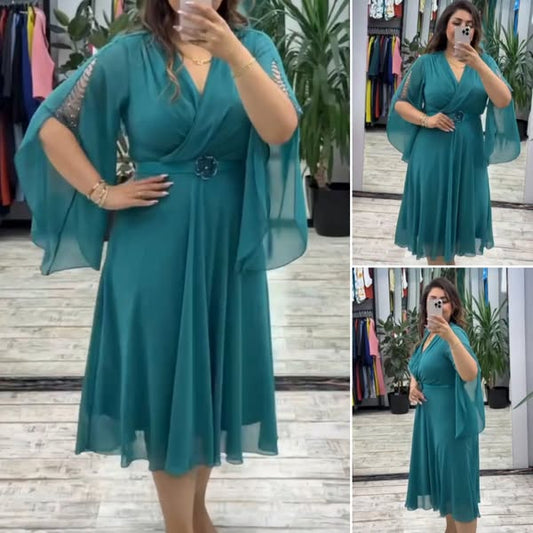 【Купете 1, вземете 1 безплатно】👗💥【S-5XL】Нова модна рокля, класически дизайн, елегантна и семпла