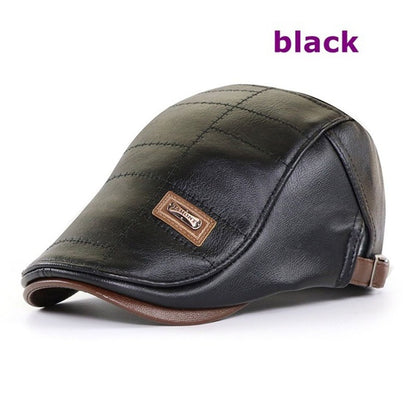 🧢【Kup jeden, drugi dostaniesz gratis】🔥Męski beret skórzany w stylu vintage