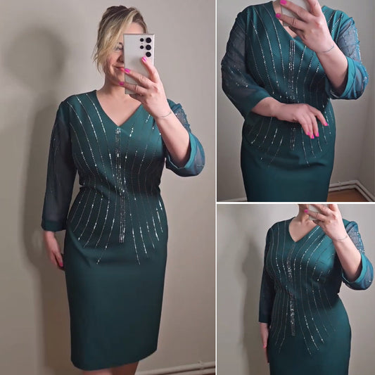 【S-5XL】Нова модна и елегантна рокля
