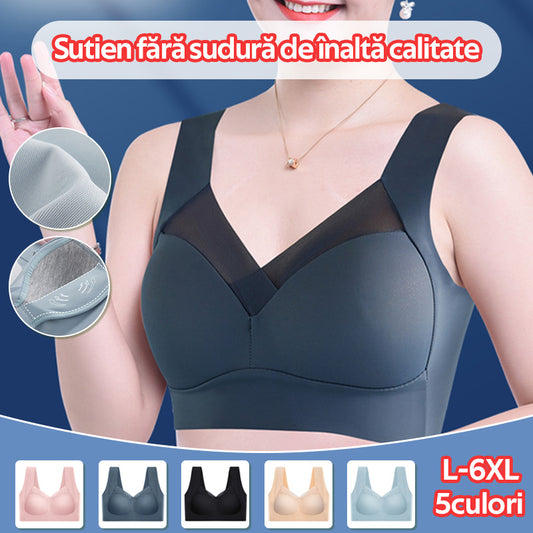 💥【Опаковка от 3】【L-6XL】Висококачествен push-up сутиен, безшевен, модерен и секси, предотвратява увисването