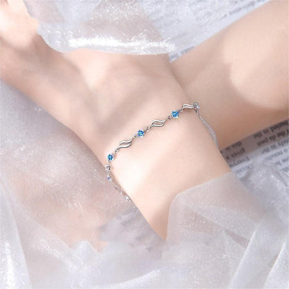 ✨✨【Купете 1, вземете 1 безплатно】💎Гривна "Сърцето на океана" от сребро 925